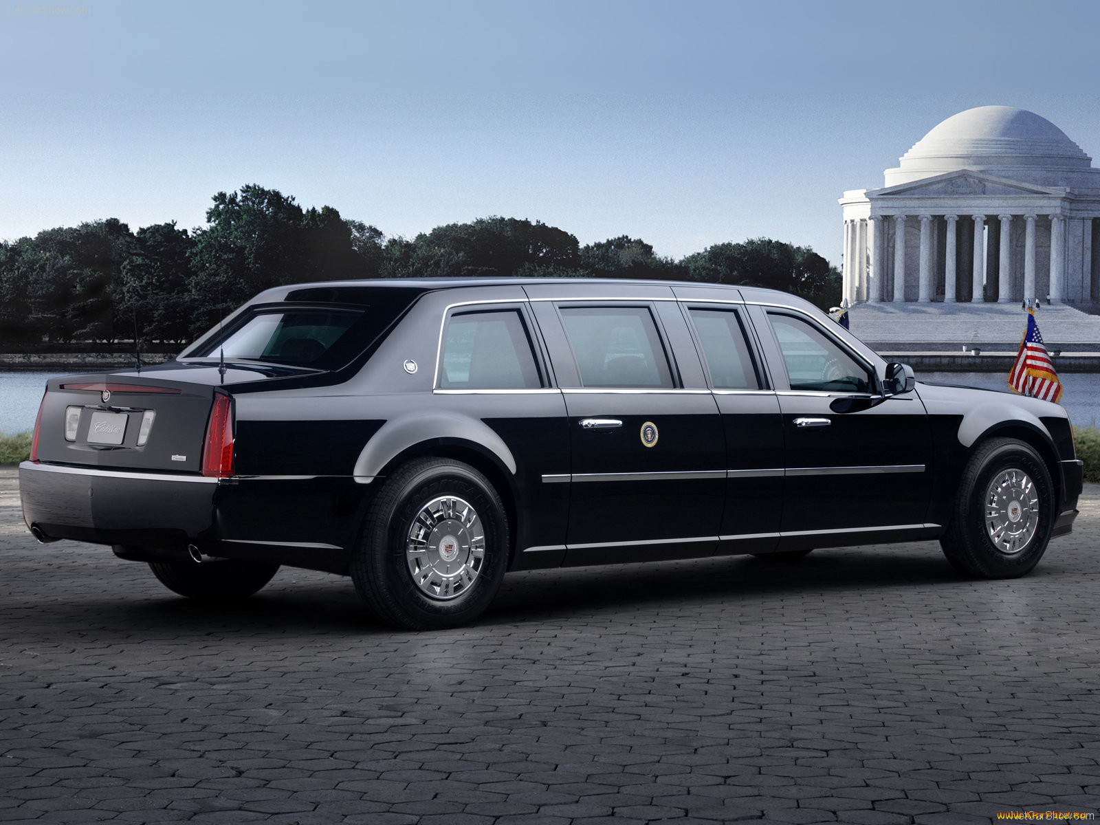 cadillac, presidential, limousine, 2009, 